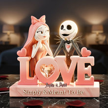 Load image into Gallery viewer, Simply & Meant To Be - Spooky Couple Light Box Personalized Gift Light Box PopCulturePrints