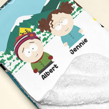 Load image into Gallery viewer, Customized Cartoon Character Blanket for Grandma - Personalized Gift Blanket PopCulturePrints