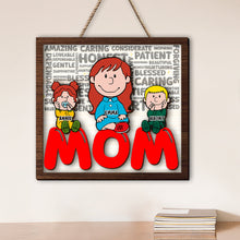 Load image into Gallery viewer, Personalized Wooden Sign for Moms – Perfect Gift for Special Moments Wood Sign PopCulturePrints