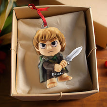 Load image into Gallery viewer, Personalized Hobbit Inspired Movie Fan Ornament Ornament PopCulturePrints