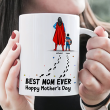 Load image into Gallery viewer, Best Mom Ever - Personalized Coffee Mug for Mother's Day Coffee Mug PopCulturePrints