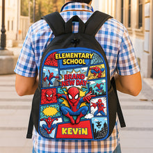 Load image into Gallery viewer, “Swing into Adventure” - Hero Adventure Backpack - Personalized Gift for Kids School Bag