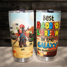 Load image into Gallery viewer, Best Daddio Lorian in the Galaxy Personalized Tumbler Tumbler Cup PopCulturePrints