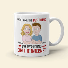 Load image into Gallery viewer, Personalized Cartoon Couple Mug | Unique Valentine’s Day Gifts for Partners Coffee Mug PopCulturePrints