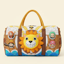 Load image into Gallery viewer, "Fan-favorite Cartoon Characters Unite - Personalized Quilted Duffle Bag - Perfect Gift for Cartoon Lovers" Quilted Duffle Bag PopCulturePrints