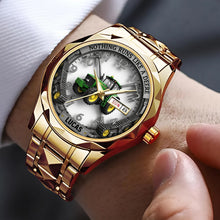 Load image into Gallery viewer, Nothing Runs Like A Deere - Personalized Men's Watch for Tractor Lovers Men's Watch PopCulturePrints