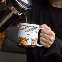 Load image into Gallery viewer, Funny Dog Quote for Dad - Personalized White Edge-to-Edge Mug Mug PopCulturePrints