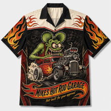 Load image into Gallery viewer, “Rev Up Your Style!” - Outstanding Hot Rod Hawaiian Shirt - Personalized Gift for Hot Rod Lovers