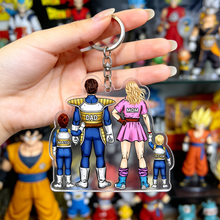 Load image into Gallery viewer, “Family Heroes Unite!” - Personalized Super Power Family Keychain - Gift for Mom, Dad, and Kids Keychains PopCulturePrints