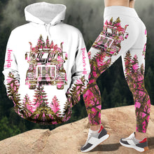 Load image into Gallery viewer, Customizable Trucker's Wife Hoodie & Leggings Set AOP Products PopCulturePrints