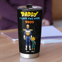 Load image into Gallery viewer, Dad, My Hero - Personalized Heroic Tumbler Tumbler Cup PopCulturePrints