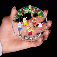 Load image into Gallery viewer, Personalized Family Christmas Ornament - Festive Pokémon Design Ornament PopCulturePrints