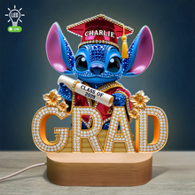 Load image into Gallery viewer, Celebrate Your Graduate! Custom Graduation LED Light - Unique Gift for Graduates Led Night Light PopCulturePrints