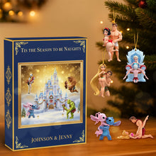 Load image into Gallery viewer, "‘Tis the Season to Be Naughty - Customizable Christmas Advent Calendar for Couples - Perfect Personalized Gifts for Friends and Loved Ones!" Advent Calendar PopCulturePrints