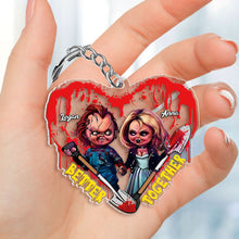 Load image into Gallery viewer, Personalized Horror Couple Keychain | Better Together Gift | Valentine's Day Gifts Keychains PopCulturePrints