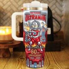 Load image into Gallery viewer, Celebrate 60 Years of Ultraman - Personalized Anniversary Giant Hero Tumbler Tumbler Cup PopCulturePrints