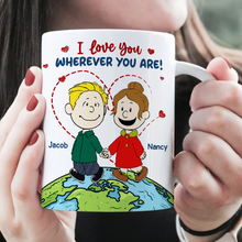 Load image into Gallery viewer, Personalized Couple Coffee Mug - Unique Valentine's Day Gifts for Love Coffee Mug PopCulturePrints