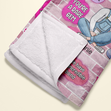 Load image into Gallery viewer, Personalized Best Friends Blanket - 10 Reasons You're My Bestie Blanket PopCulturePrints