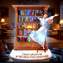 Load image into Gallery viewer, I Want Adventure Light Box - Personalized Gift for Book Lovers Light Box PopCulturePrints