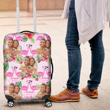 Load image into Gallery viewer, Personalized Couple Luggage Cover - Travel Partners for Life Luggage Covers PopCulturePrints