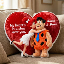 Load image into Gallery viewer, My Heart's in a Stew Over You - Lovely Couple Custom Shaped Pillow | Personalized Gift for Couples Pillow PopCulturePrints