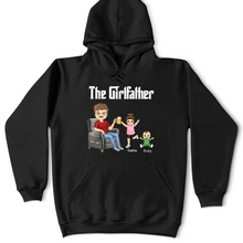 Load image into Gallery viewer, The Girlfather - Custom Personalized T-Shirt for Dads T-shirt PopCulturePrints