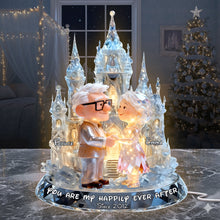 Load image into Gallery viewer, You Are My Happily Ever After - Shimmering Fairytail Couple Acrylic Light Box | Personalized Gift for Couples Light Box PopCulturePrints