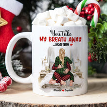 Load image into Gallery viewer, You Take My Breath Away Personalized Couple Mug Coffee Mug PopCulturePrints