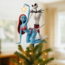 Load image into Gallery viewer, “Celebrate Your Unique Love” - Funny Couple Tree Topper - Personalized Gift for Couples Ornament PopCulturePrints