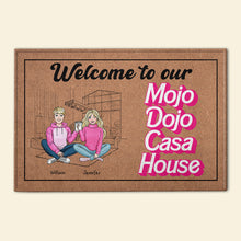 Load image into Gallery viewer, Custom Mojo Dojo Casa House Welcome Mat | Personalized Door Mat - Valentine's Day Gifts Doormat PopCulturePrints