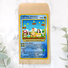Load image into Gallery viewer, Legendary Family Personalized Aluminum Wallet Card - Gaming Theme Wallet Card PopCulturePrints