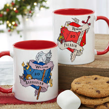 Load image into Gallery viewer, Personalized Paladin Coffee Mug for Fantasy Role-Playing Game Fans Coffee Mug PopCulturePrints