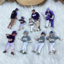 Load image into Gallery viewer, Personalized Baseball Player Photo Ornament Ornament PopCulturePrints