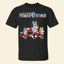 Load image into Gallery viewer, Mighty Morphin Power Father Personalized T-Shirt 2D Shirts PopCulturePrints