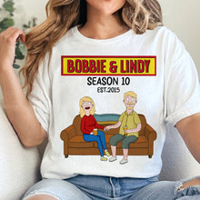 Load image into Gallery viewer, "Together Since 2015" - Personalized Couple Shirt for Bobbie & Lindy Shirts PopCulturePrints