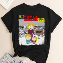 Load image into Gallery viewer, Best MOM Ever - Personalized Mom Shirt for Unique Gifts Shirts PopCulturePrints