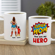 Load image into Gallery viewer, Super Dad Personalized Coffee Mug - Father's Day Gift Coffee Mug PopCulturePrints