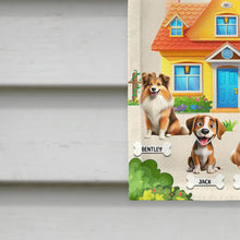 Load image into Gallery viewer, “Visitor Must Be Approved By Dogs” - Personalized Garden Flag - The Perfect Gift for Dog Lovers Flag PopCulturePrints
