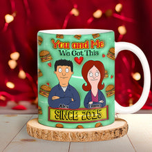 Load image into Gallery viewer, Customizable 3D Mug for Couples - Valentine's Day Gifts & Pop Culture Gift Since 2015 Coffee Mug PopCulturePrints