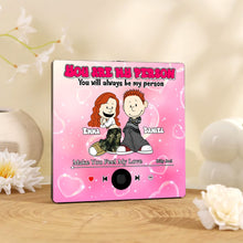 Load image into Gallery viewer, Custom Y2K Style Music Fridge Magnet for Couples - Personalized Valentine's Day Gifts Fridge Magnet PopCulturePrints