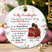 Load image into Gallery viewer, Personalized Christmas Ornament: Heartfelt Gifts for Grandma Ornament PopCulturePrints