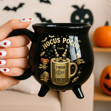 Load image into Gallery viewer, Hocus Pocus Magic Mug - Personalized Cauldron Mug for Coffee Lovers Cauldron Mug PopCulturePrints