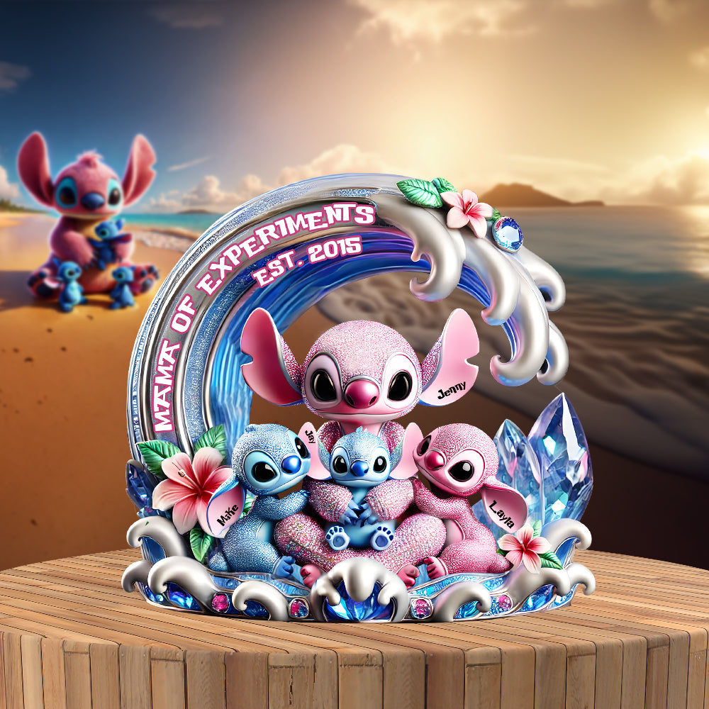 "Celebrate Your Love for Mom - Personalized Custom Shaped Acrylic Plaque - Perfect Gift for Mom & Grandma" Shaped Plaques PopCulturePrints