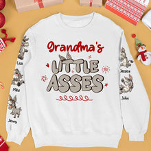 Load image into Gallery viewer, Custom Grandma's Little Donkeys Family Shirt AOP Products PopCulturePrints