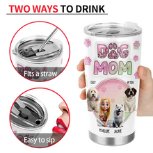 Load image into Gallery viewer, “The Best Dog Dads Deserve the Cutest Gifts” - Personalized Tumbler for Dog Dad Tumbler PopCulturePrints