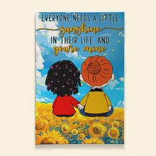 Load image into Gallery viewer, Personalized Couple Canvas Print - Sunshine Love Art Poster & Canvas PopCulturePrints