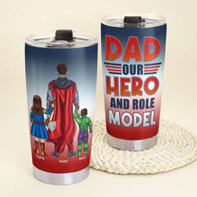 Load image into Gallery viewer, Marvelous Father Personalized Superhero Coffee Mug Tumbler Cup PopCulturePrints