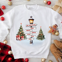 Load image into Gallery viewer, Custom Family Christmas Sweatshirt - Festive Holiday Gift Shirts PopCulturePrints
