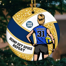 Load image into Gallery viewer, Custom Volleyball Player Ornament - Personalized Gift Ornament PopCulturePrints