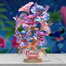 Load image into Gallery viewer, “Mama of Blue Aliens, a Universe of Love!” - Acrylic Plaque, Personalized Gift for Moms and Grandmas Shaped Plaques PopCulturePrints